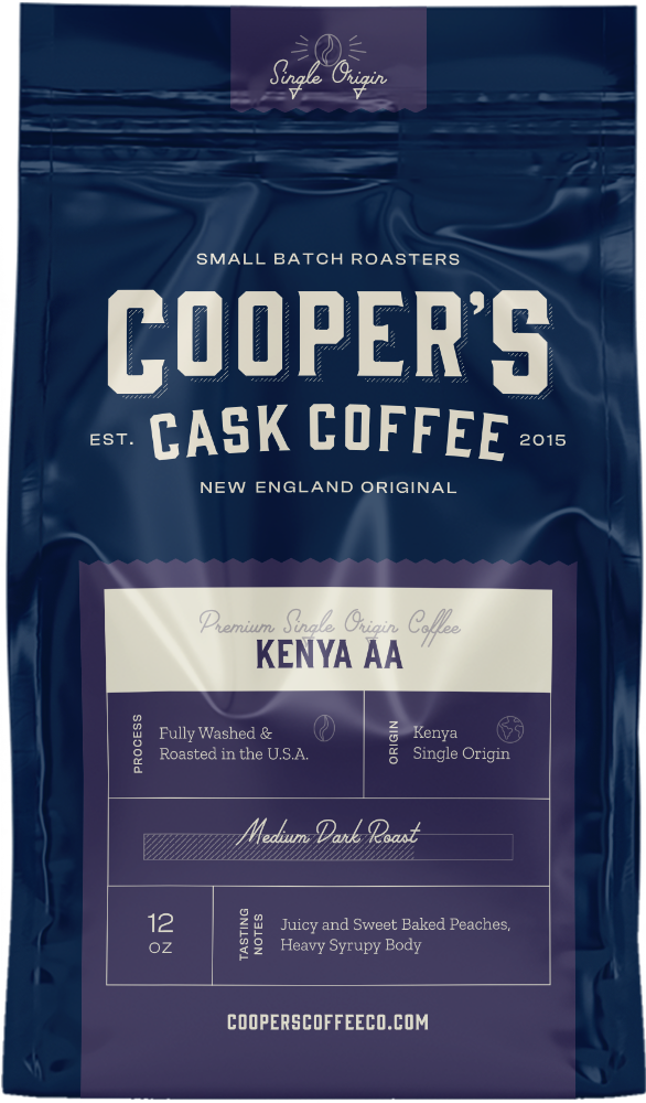 Cooper’s Cask Kenya AA Medium Dark Roast Coffee