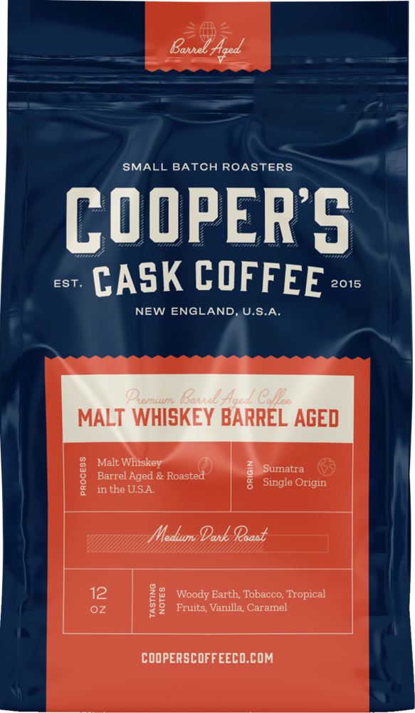 Fresh & Rich Malt Whiskey Barrel Aged Single-Origin Coffee