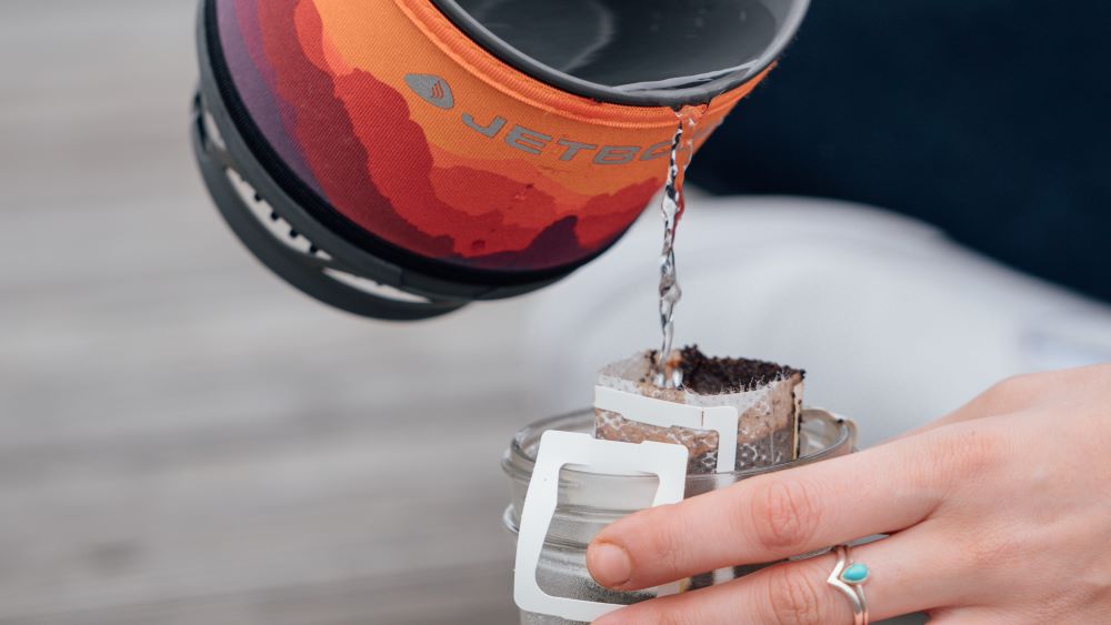 Pour-over set of coffee products making great coffee gifts for dad